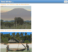 Tablet Screenshot of lodge-in-africa.com
